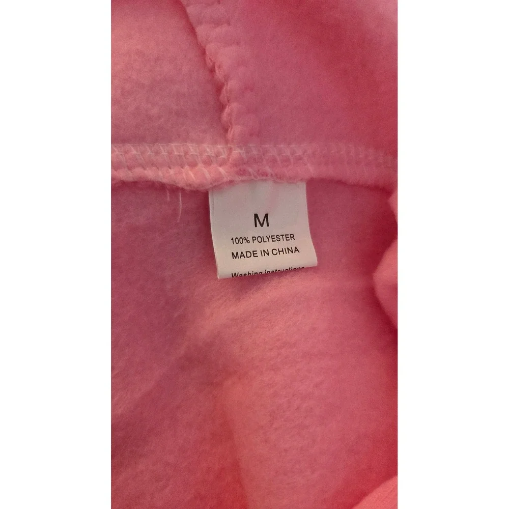 Pink 2 Piece Hoodie and Jogger Sweatpant Lounge Set Womens‎ Size Medium